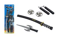 NINJA-OROŽJE-SET-MODER-BL.20701