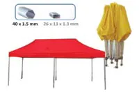 TENDA-RDEČA-3x6M/40x1,5MM-24006